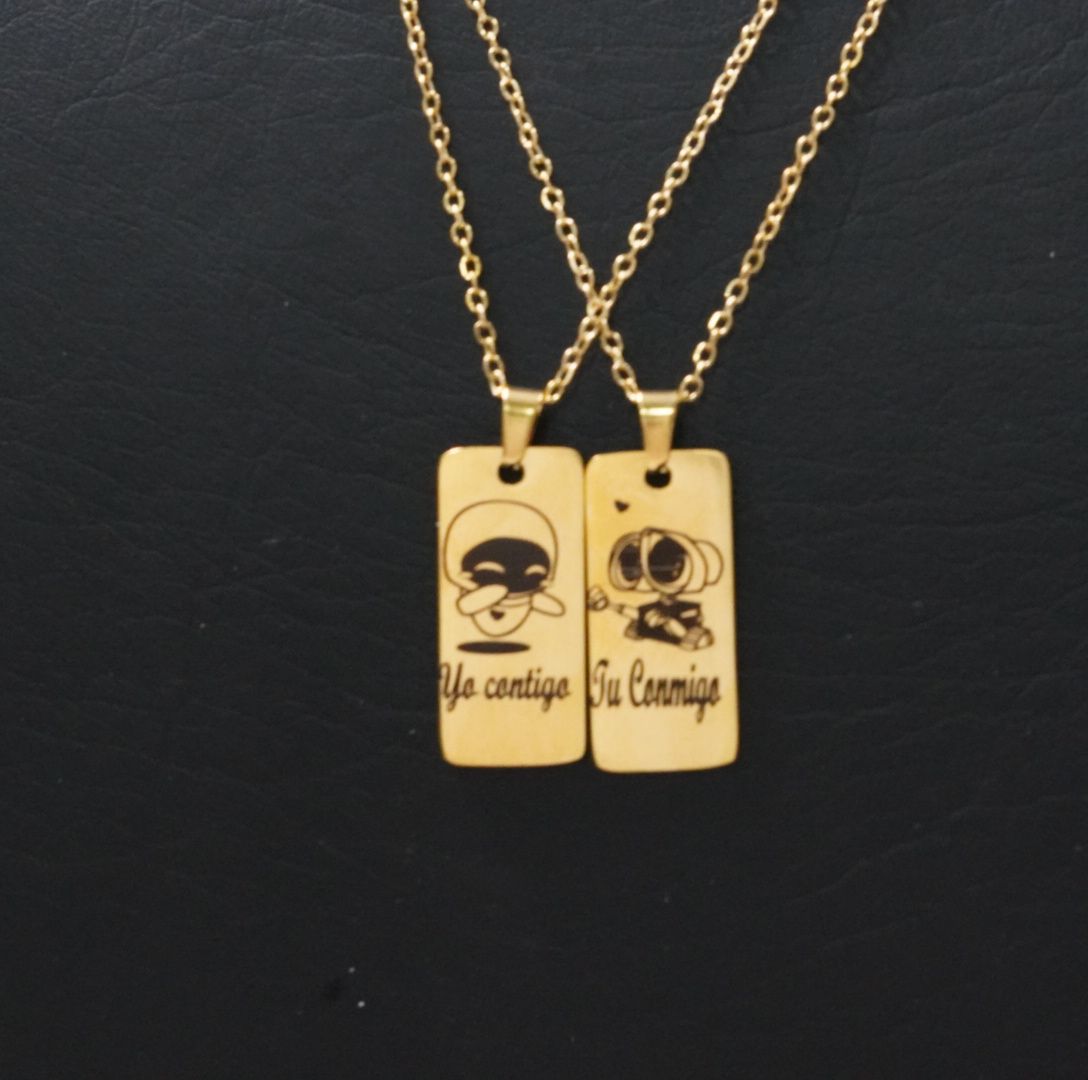 Miniatura 3 de JUEGUITO PAREJA WALLIE PLACA GRAND D-D